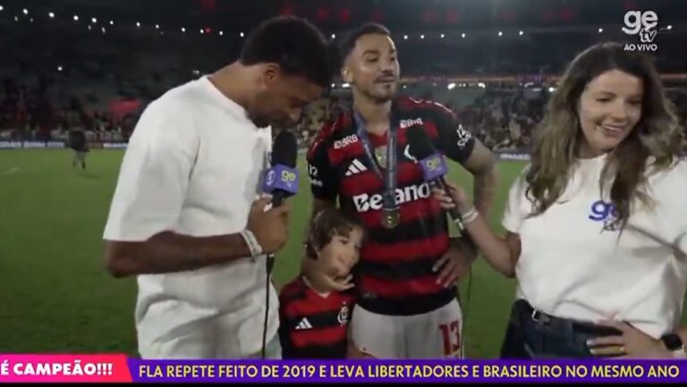 El incómodo momento de un campeón con Flamengo: su hijo reveló que es hincha de clásico rival
