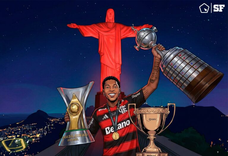 (VIDEO) OTRA VEZ CAMPEÓN: Gonzalo Plata conquistó el Brasileirão 2025 con Flamengo