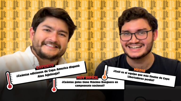 (VIDEO) Nace “El Termómetro”, un nuevo formato para medir conocimientos futboleros en Ecuador