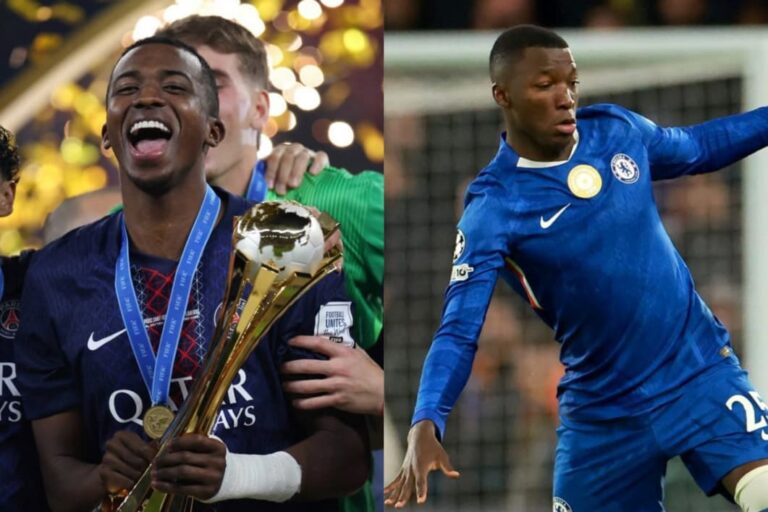 Moisés Caicedo y Willian Pacho destacan entre los mejores cotizados del mundo en este 2025, según Transfermarkt