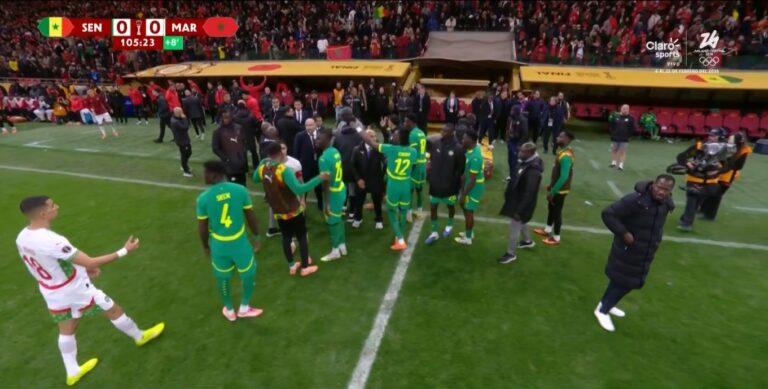 (VIDEO) PASÓ DE TODO UN POCO: El escándalo en la final de la Copa Africana de Naciones 2026