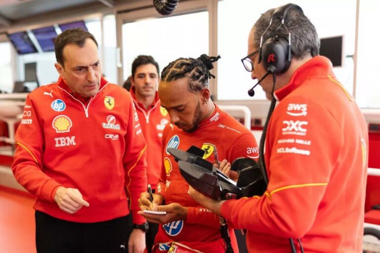 Ferrari reestructura su equipo: Cambiaron al ingeniero de Hamilton tras un 2025 para el olvido