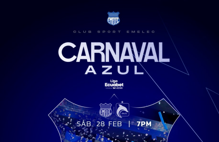 “EL CARNAVAL AZUL”: Emelec anuncia precios para recibir a Delfín en su regreso a la LigaPro