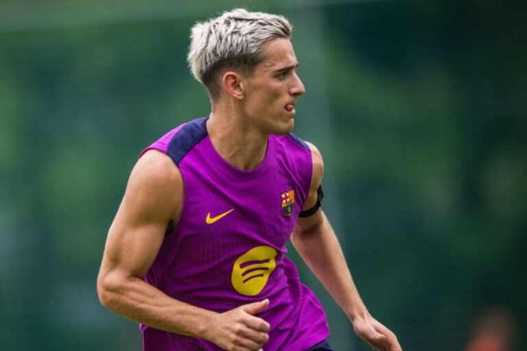 Gavi volvió a entrenar en el FC Barcelona