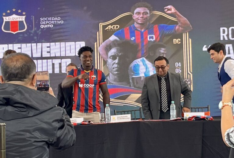 (VIDEO) Tuka Ordóñez fue presentado oficialmente en Deportivo Quito y apunta al ascenso