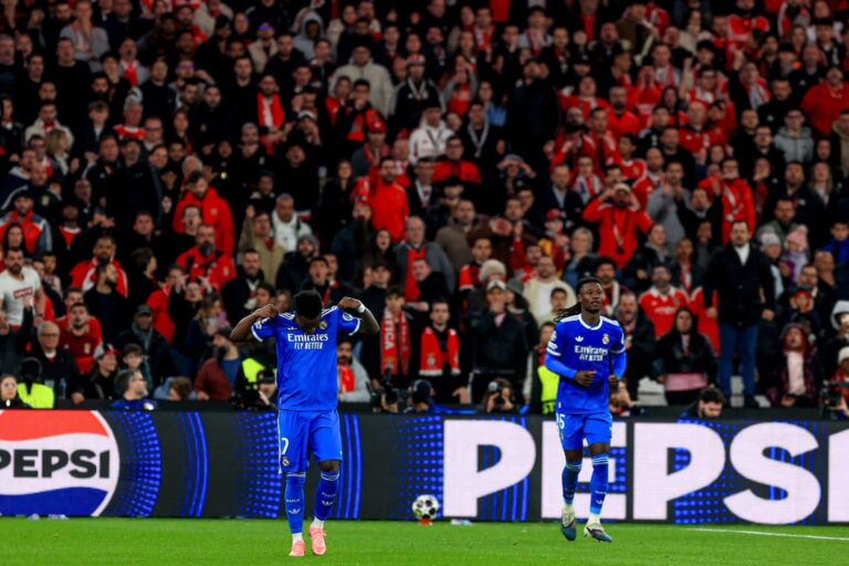 (VIDEO) CON GOLAZO DE VINICIUS: Real Madrid venció al Benfica en la ida de los playoffs de la UEFA Champions