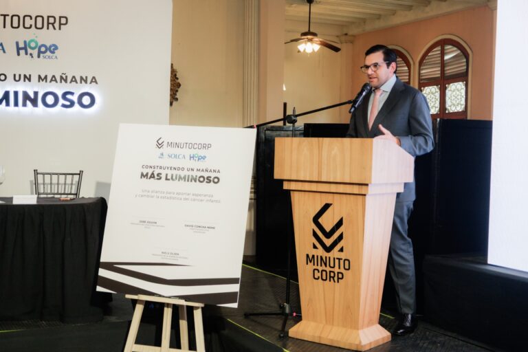 Minutocorp y SOLCA sellan alianza histórica para construir HOPE, el primer hospital onco-pediátrico de Guayaquil