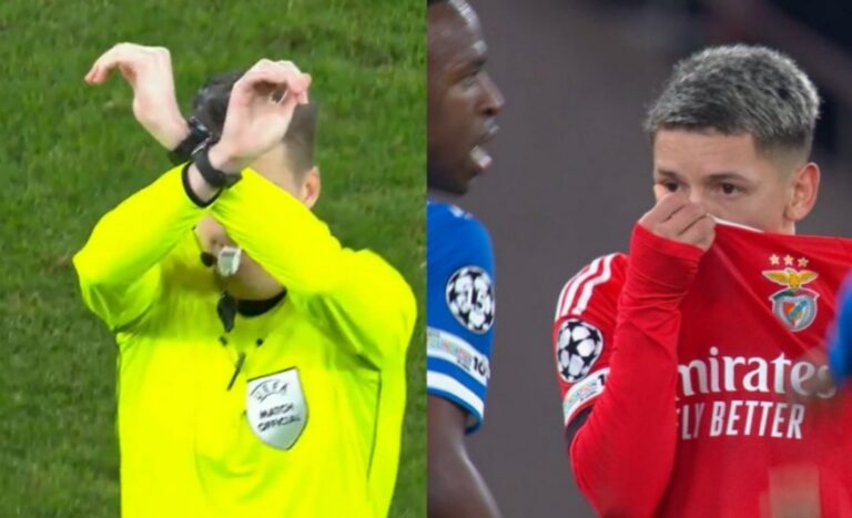 (VIDEO) Se activó el protocolo por racismo en el Benfica Vs. Real Madrid por un presunto insulto a Vinicius