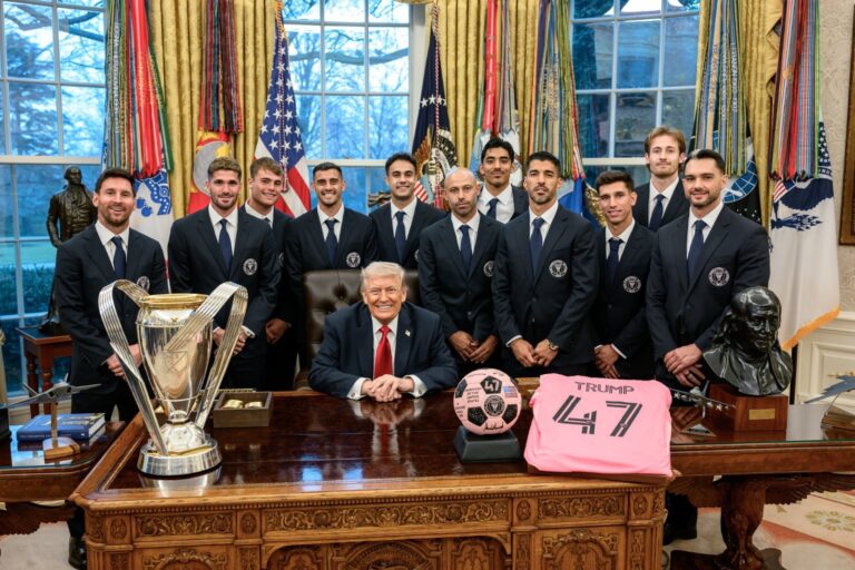 Trump homenajea a Messi e Inter Miami en la Casa Blanca por título de la MLS