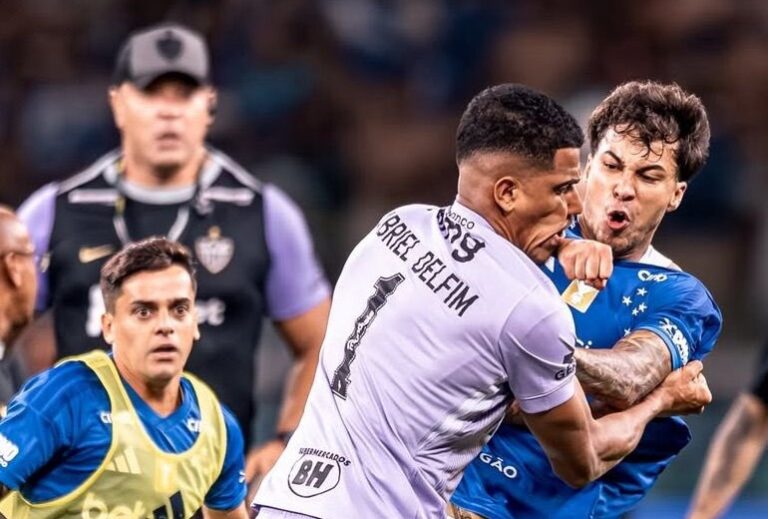 RECORD HISTÓRICO: 23 expulsados dejó la final del Mineirão entre Cruzeiro y Atlético Mineiro