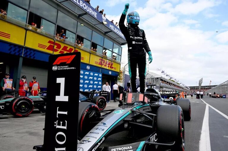 Russell logra una pole incontestable en Australia