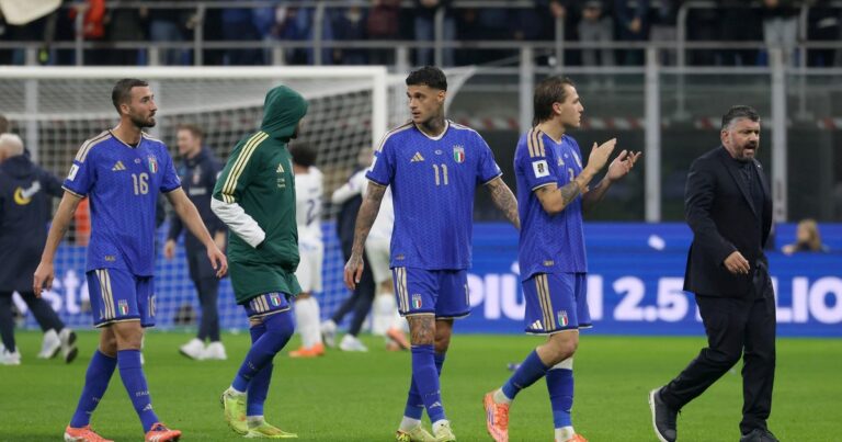 Italia se juega la historia: podría faltar a tres Mundiales seguidos por primera vez