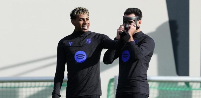 Flick respira aliviado con Lamine y Eric Garcia