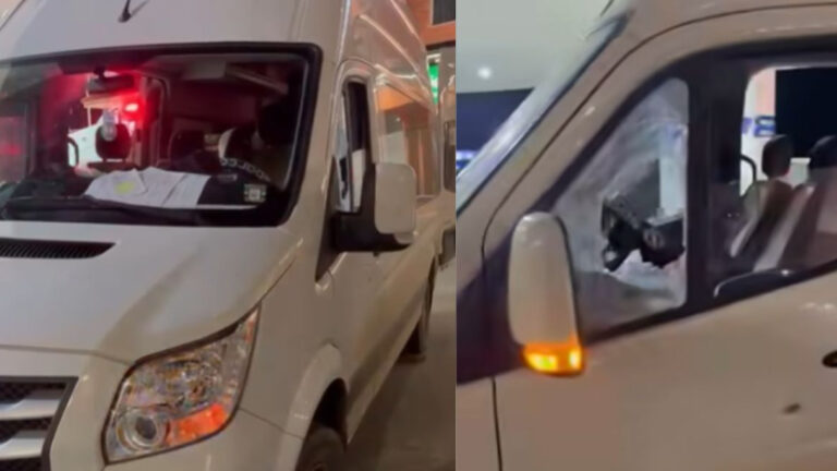 (VIDEO) Furgoneta con pasajeros sufre asalto armado en la ruta Guayaquil-Cuenca