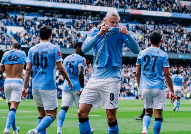 (VIDEO) Manchester City aplastó a Liverpool, avanzó a semifinales de la FA Cup y Haaland brilló con un hat-trick