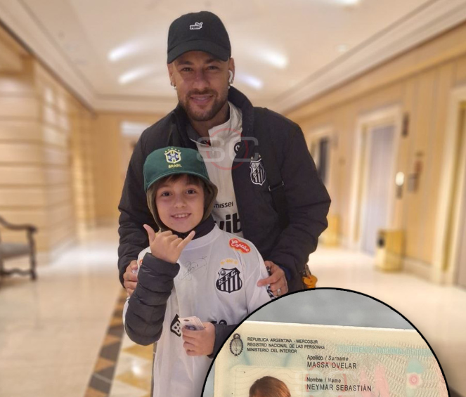 Neymar conoció a su “tocayo”: El emotivo momento en Buenos Aires que se volvió viral