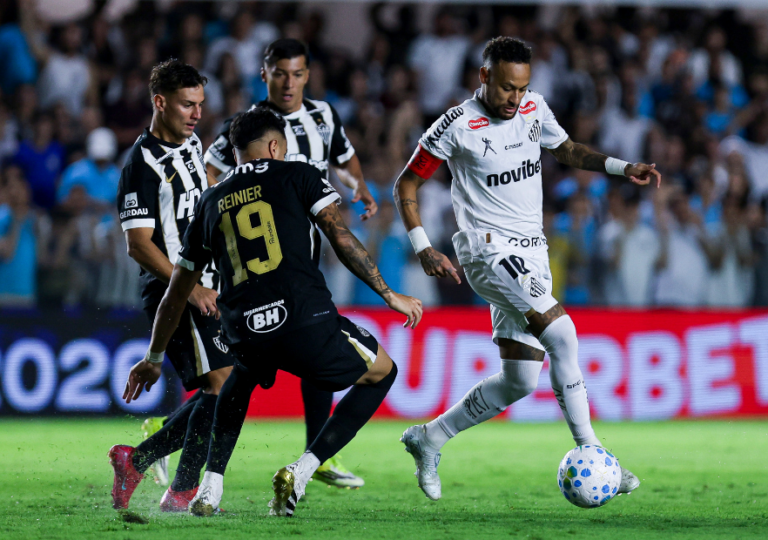 (VIDEO) ESTÁ DE VUELTA: Neymar fue titular en la victoria de Santos ante Atlético Mineiro
