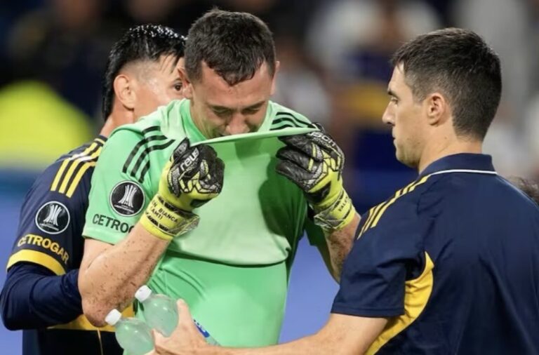 DURÍSIMA BAJA EN BOCA: Marchesín sufrió una rotura de ligamento cruzado ante Barcelona SC