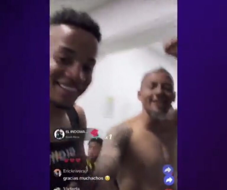(VIDEO) “¡QUÉ VIVA EL ÍDOLO!” Jefferson Intriago lideró la fiesta amarilla en Casa Blanca