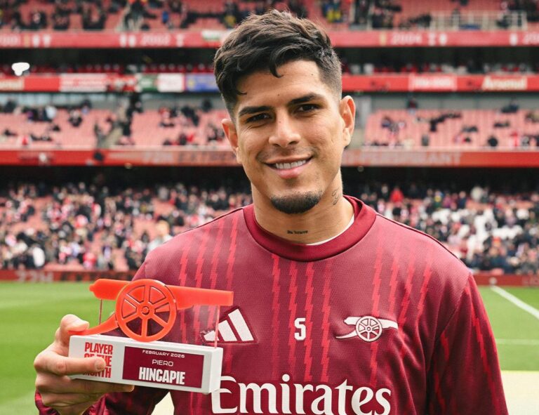Noticia Banco Guayaquil: Piero Hincapié es el Jugador del Mes de febrero en el Arsenal