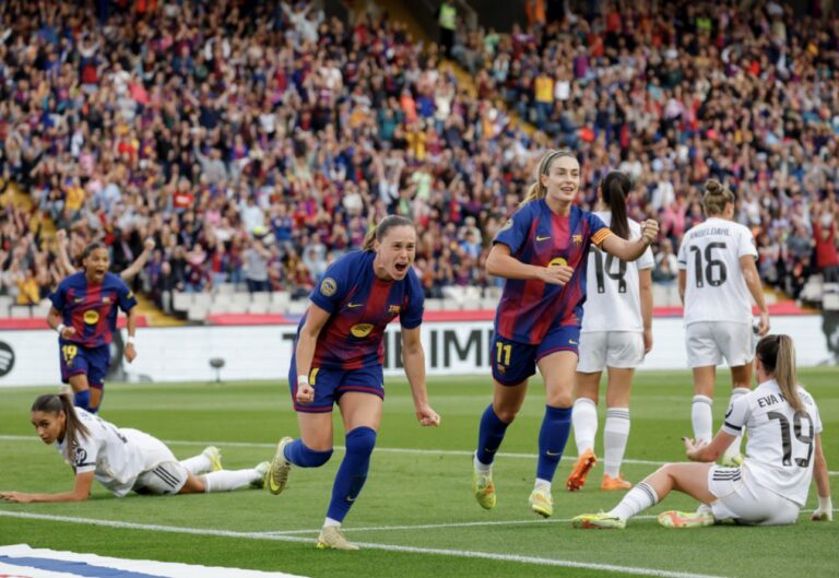 Barcelona arrolló al Real Madrid y avanzó con autoridad a semifinales de la Champions League Femenina