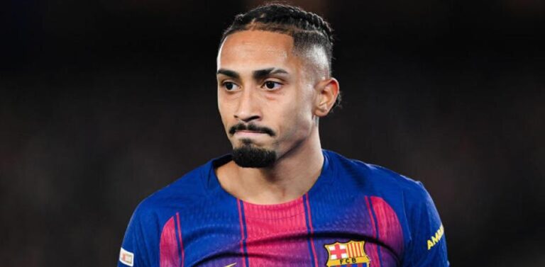 Raphinha podría ser sancionado por la UEFA