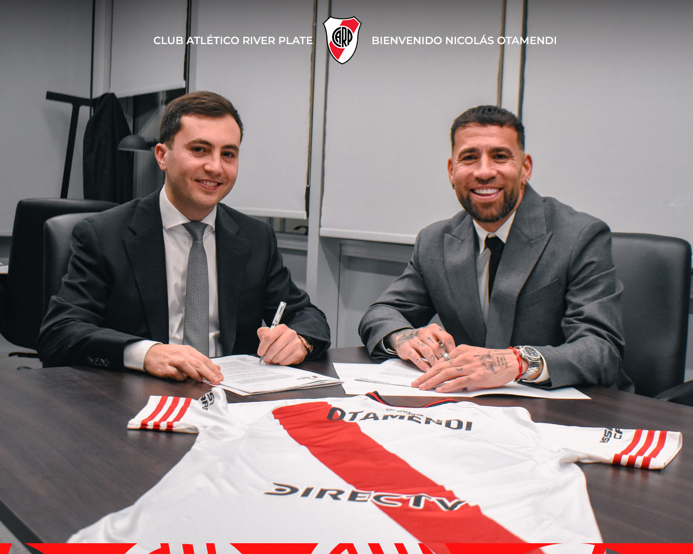 OFICIAL: Nicolás Otamendi vuelve a River Plate