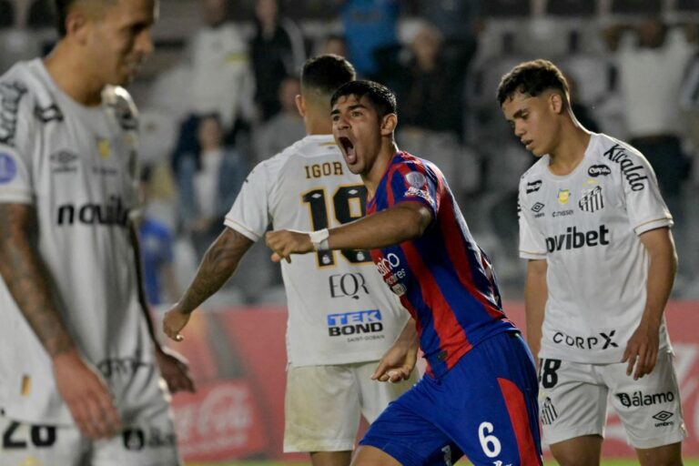 (VIDEO) San Lorenzo rescató el empate ante Santos por la Copa Sudamericana
