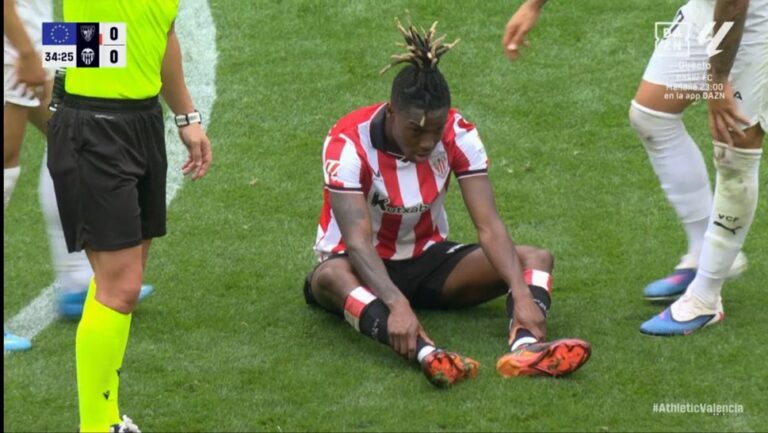 (VIDEO) A 32 DÍAS DEL MUNDIAL: Nico Williams se lesionó y enciende las alarmas de España