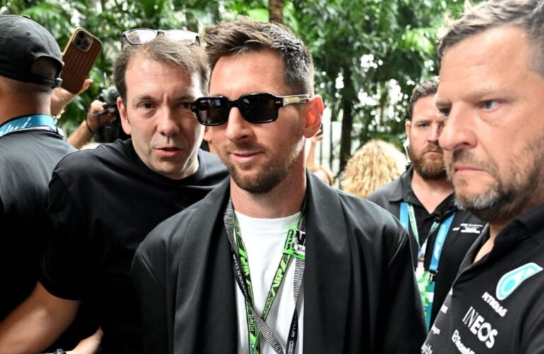 (VIDEO) Leo Messi y su familia llegaron al Gran Premio de Miami de Fórmula 1