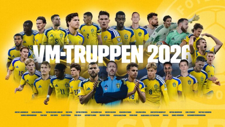 (VIDEO) Suecia es la segunda selección que anuncia sus convocados al Mundial 2026