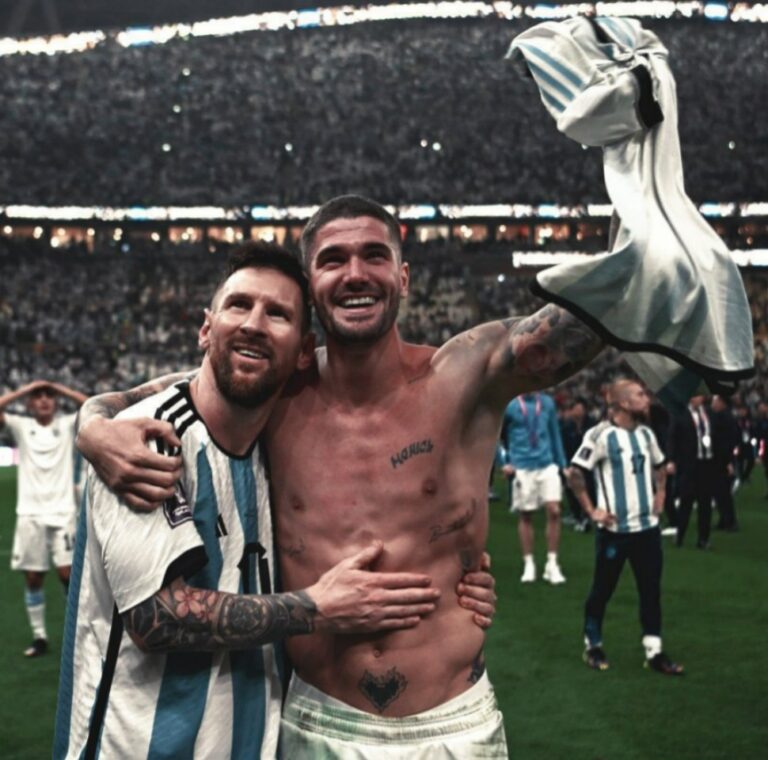 De Paul reveló el exigente plan con Messi para el Mundial 2026