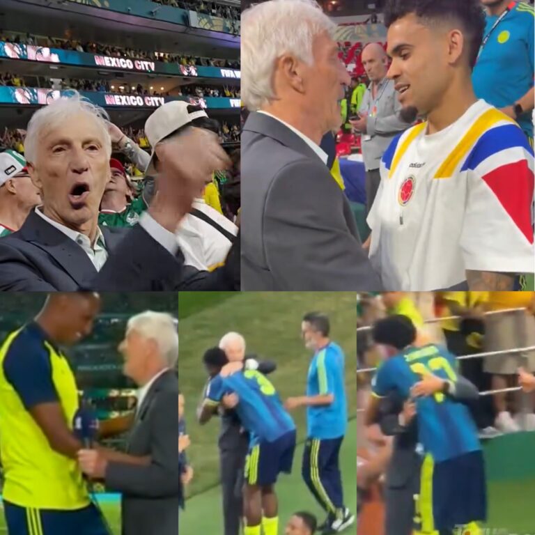 ¡Emotivo reencuentro! Pekerman vivió el triunfo y debut de Colombia en el Mundial 2026