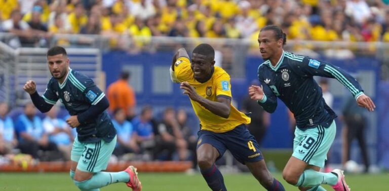 “Hoy se vendió al Real Madrid”: Joel Ordóñez también se robó los focos tras el Ecuador 2-1 Alemania