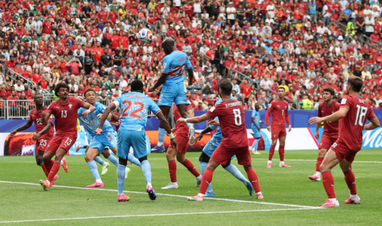 (VIDEO) Portugal tropezó en su debut mundialista ante RD Congo