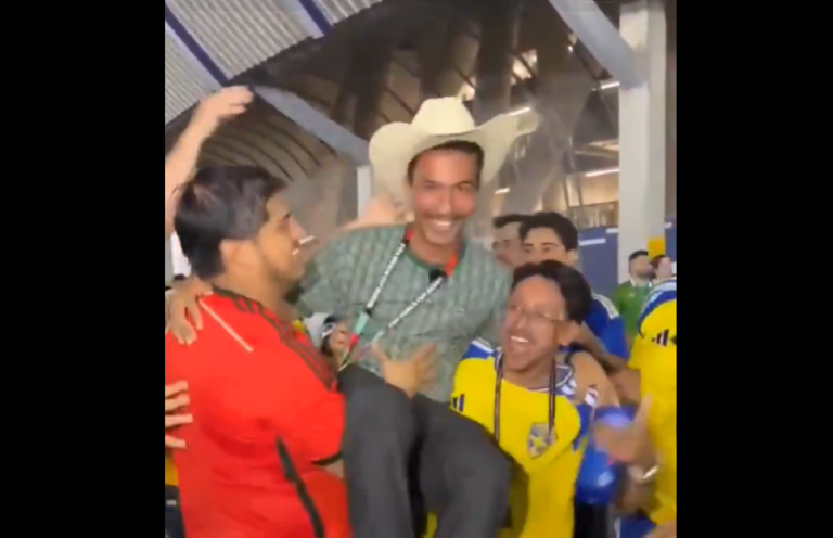 (VIDEO) Reportero tunecino se vuelve viral tras pasar de la decepción a la risa en pleno Mundial