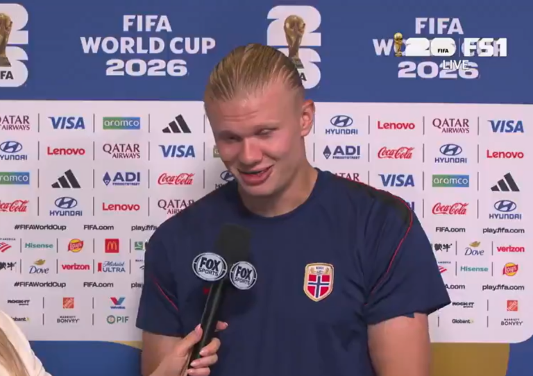 (VIDEO) Haaland se rindió ante Francia: “Probablemente nos ganen y se lleven el título”