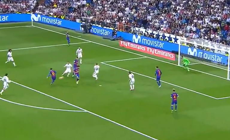 El Barça recordó el inolvidable gol de Messi en el Bernabéu tras la similitud con el tanto histórico en el Mundial