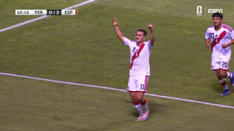 (VIDEO) EL DESCUENTO: Jairo Vélez le anotó a España con la Selección Peruana