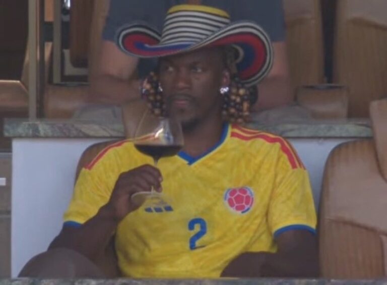 (VIDEO) APOYO CAFETERO: Jimmy Butler apareció en el Colombia vs Portugal
