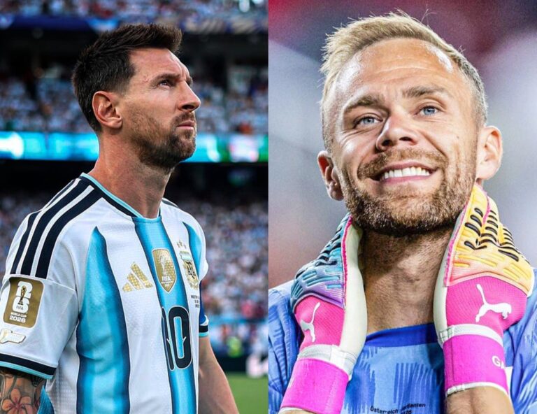 Arquero de Austria a Messi: “¿Jugar contra el? Yo soy más de Cristiano Ronaldo”