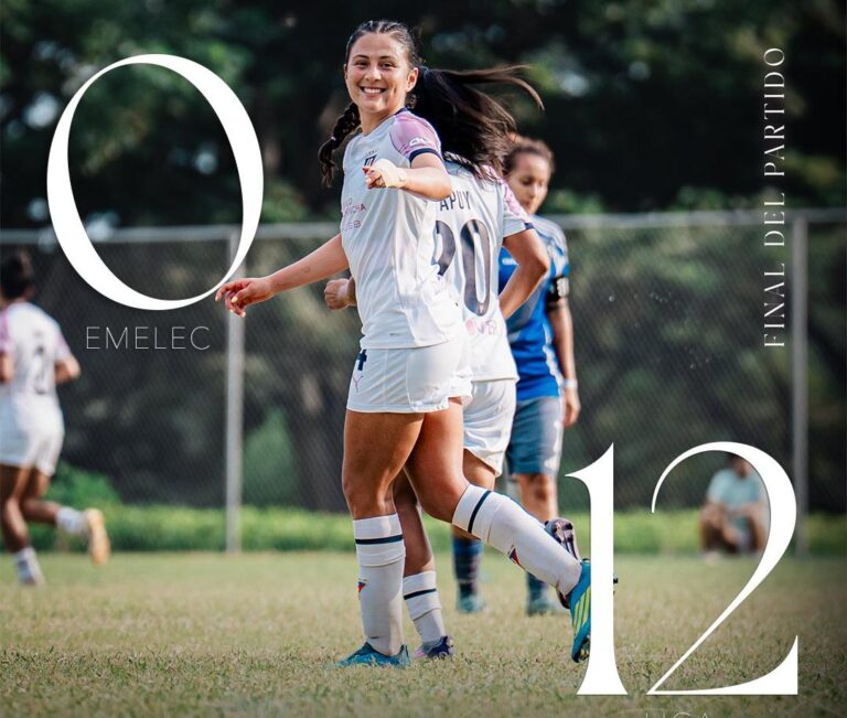 Guerreras Alba humilló 12-0 a Emelec en Guayaquil