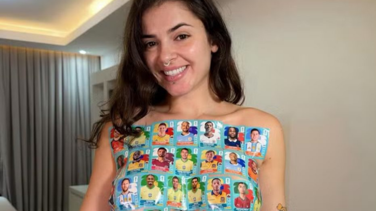 CON “EL CHIVO” Y PLATA: Creadora y su inusual uso de los cromos mundialistas