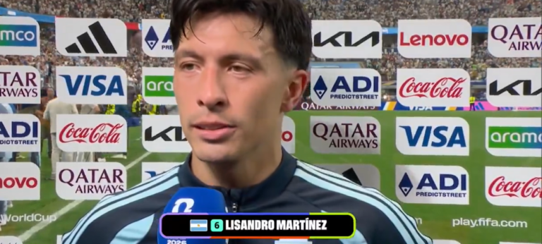Martínez se rinde ante Messi: “No hay que compararlo, él está solo en la cima”