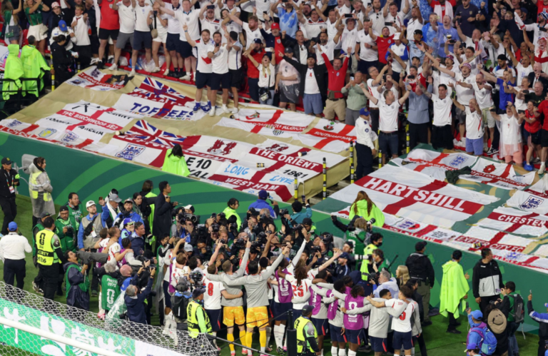 Inglaterra derrotó por primera vez a un anfitrión en eliminación directa de Mundial o Eurocopa