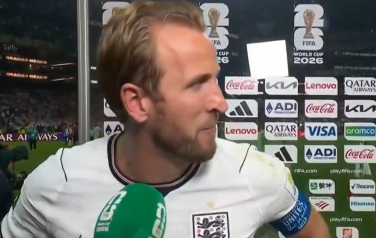 (VIDEO) ¡Y así dio entrevista! Kane terminó casi sin voz tras la clasificación de Inglaterra