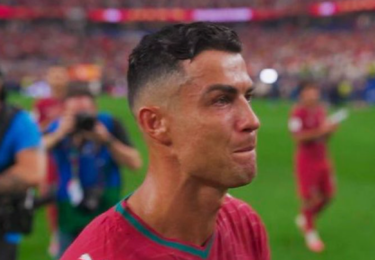 (VIDEO) El llanto de Cristiano tras la eliminación vs España