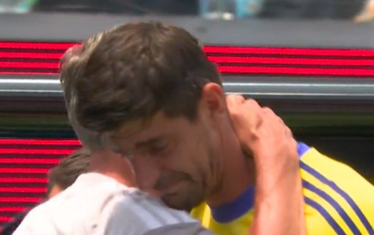 (VIDEO) La lesión y las lágrimas de Courtois en el España vs Bélgica