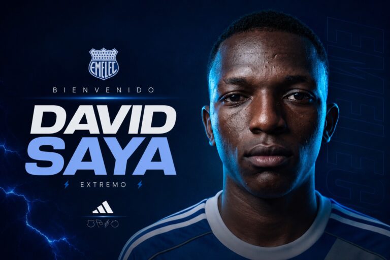 OFICIAL: Emelec también anunció la contratación de David Saya