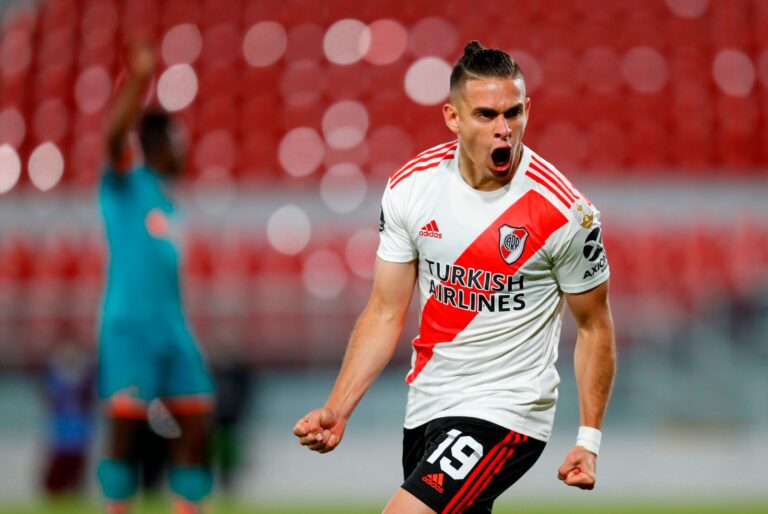 FIRMÓ HASTA 2029: Rafael Santos Borré regresó a River Plate